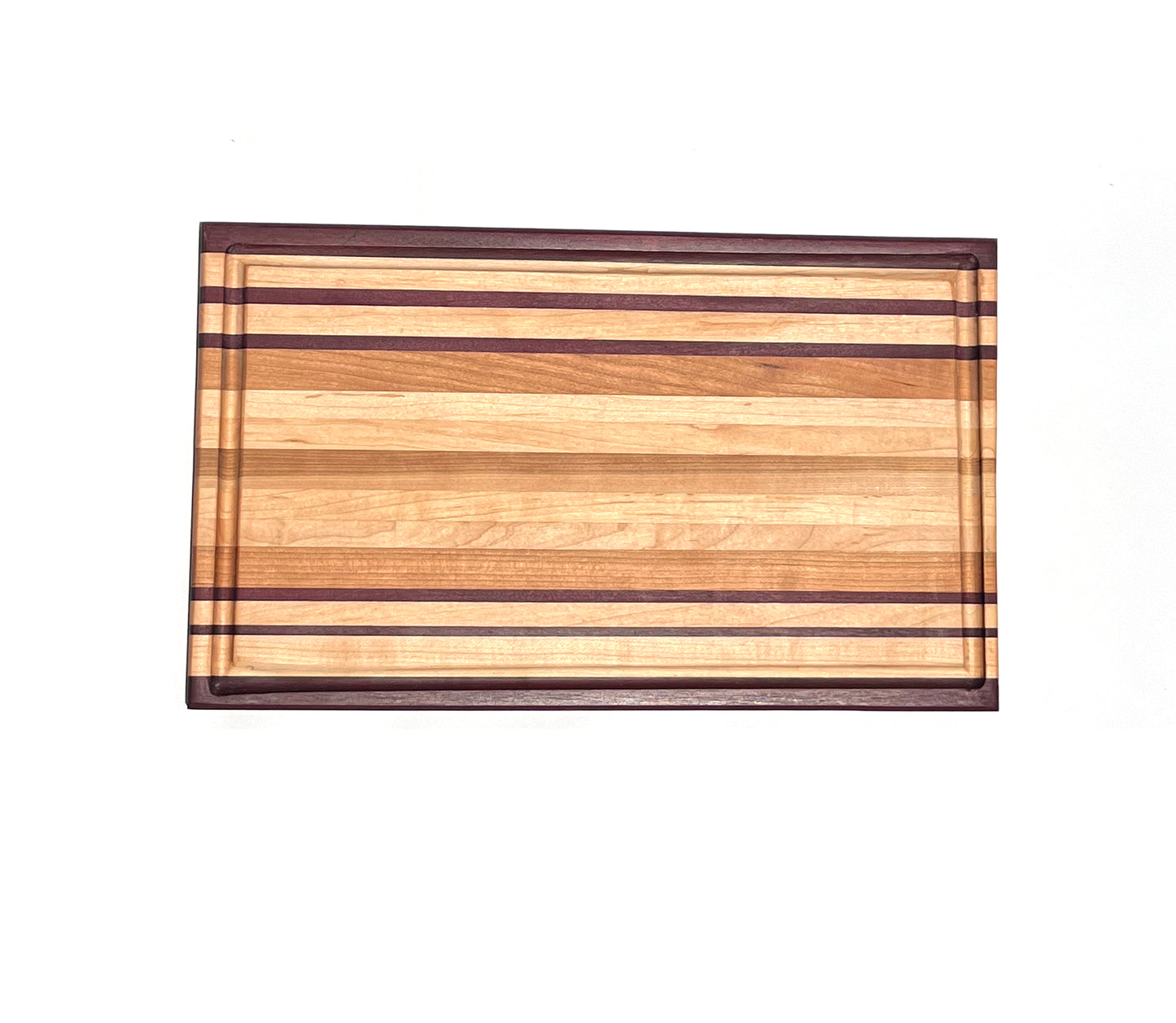 Exotic Edge Grain Cutting Board with Juice Groove