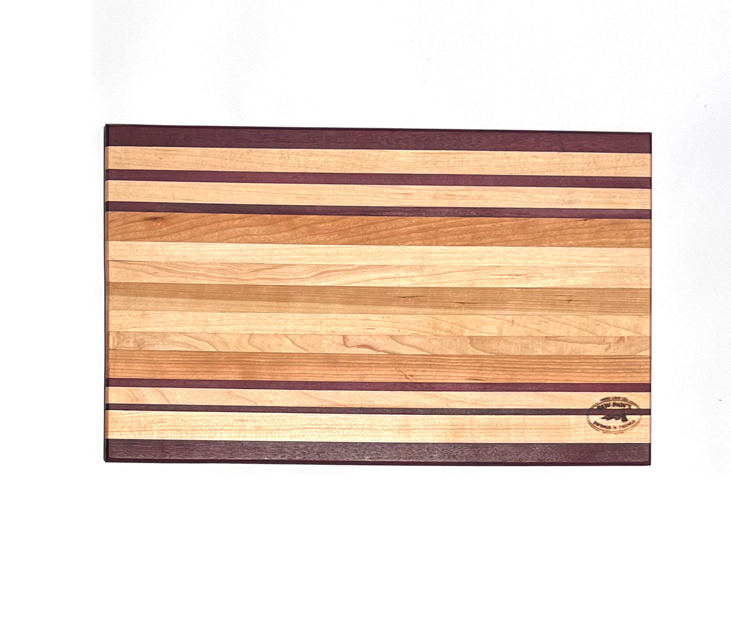 Exotic Edge Grain Cutting Board with Juice Groove