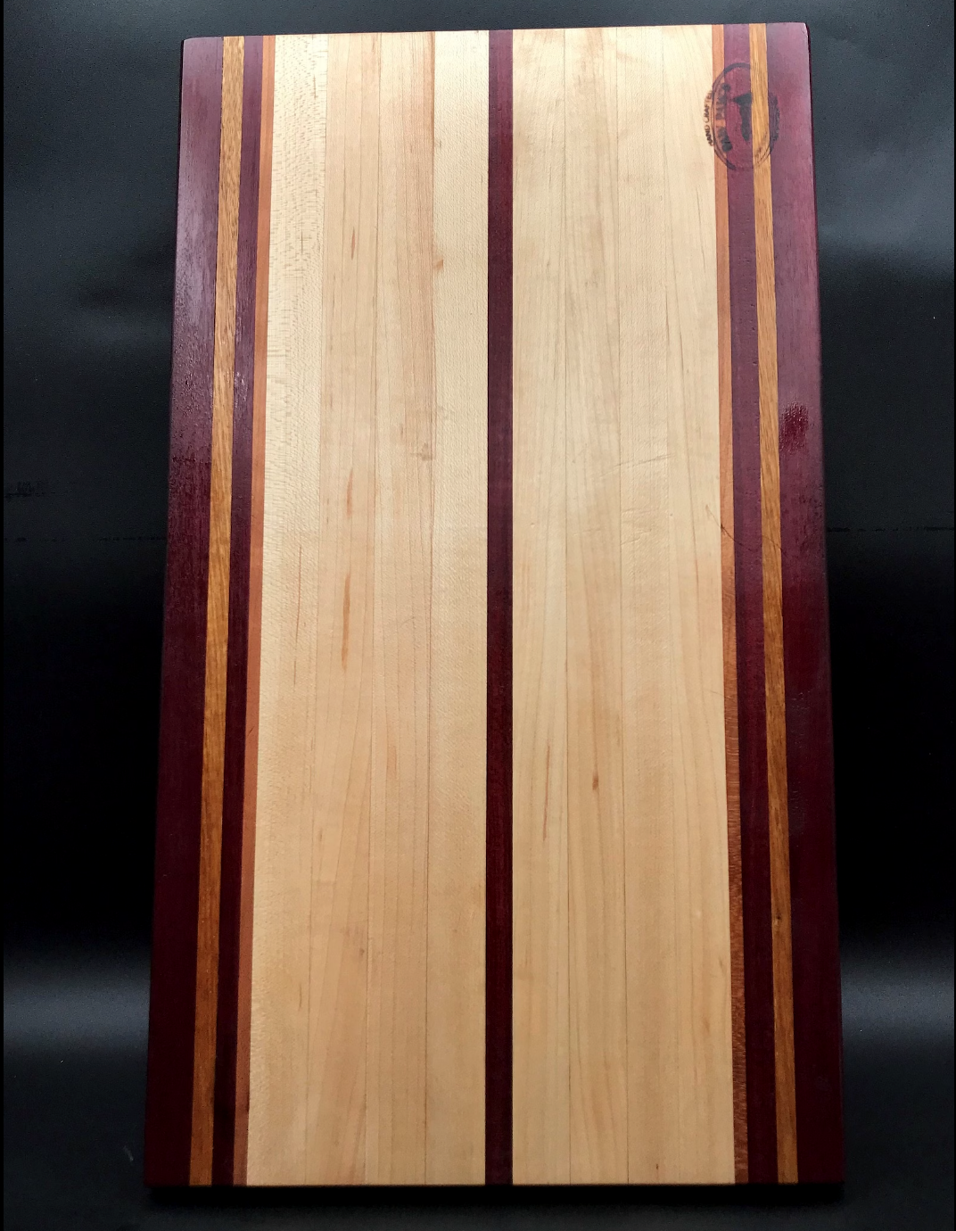 Exotic Edge Grain Cutting Board with Juice Groove