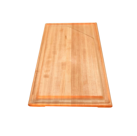 Maple Edge Grain Cutting Board with Juice Well